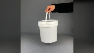 Cubo plástico durable de la pintura 5L a prueba de calor