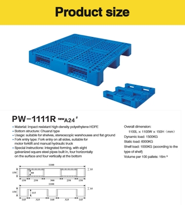 Paleta de plástico apilable OEM - Perfecto para la organización del almacén