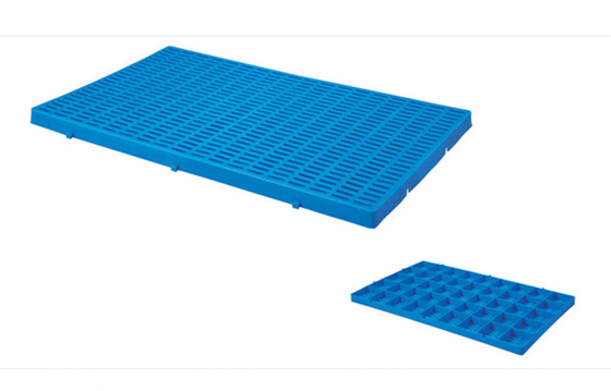 Matte Plastic Grid Tray Four echó a un lado empaquetado del volumen de ventas de la logística de la bifurcación