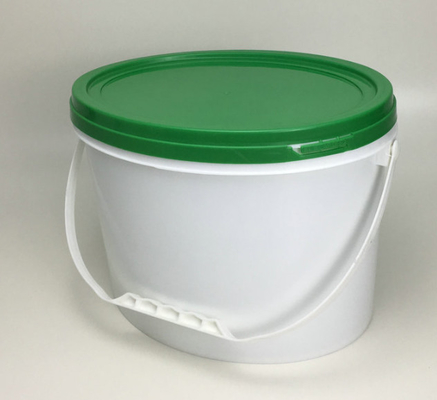 Cubo oval plástico de la categoría alimenticia con IML o la impresión termal de la transferencia o de la pantalla