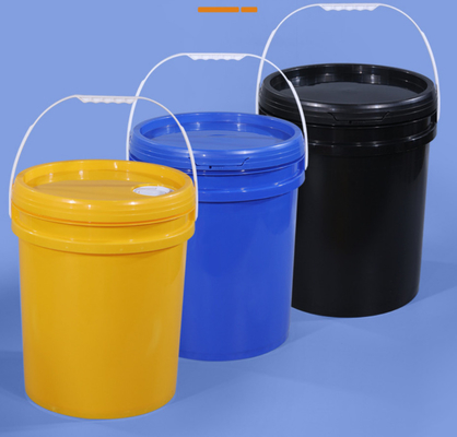 Cubo plástico ligero del aceite en los diversos colores Eco amistoso con la tapa