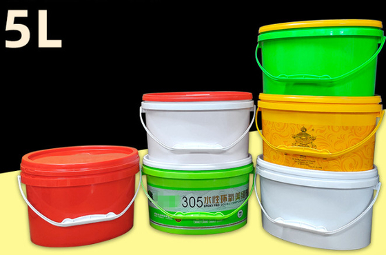 Cubo de plástico de forma ovalada de frutas con transferencia térmica e impresión en pantalla