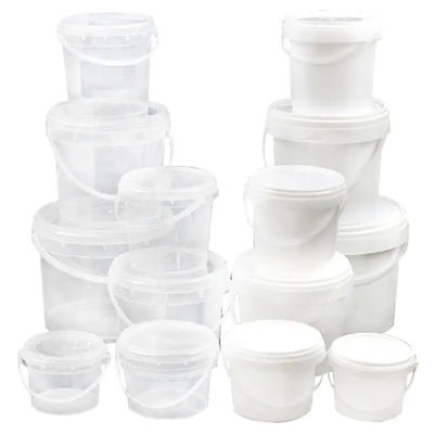 Baldes de plástico resistentes a los rayos UV de 5 galones para soluciones de embalaje para alimentos