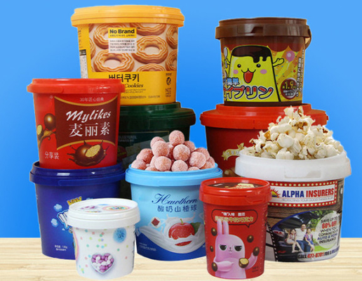 Almacenamiento de alimentos Balde de plástico libre de BPA