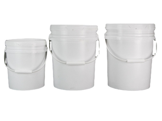 20L depósito de lubricación recipiente de lubricante OEM cubos cuadrados rectangulares blancos para formas variadas