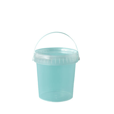 Tubo de plástico de colores personalizables, cubo de plástico de 28OZ/800ML, apto para alimentos, con tapa de fácil apertura