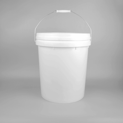 Cubo químico material del HDPE de la categoría alimenticia cubo plástico de 6 galones con la tapa