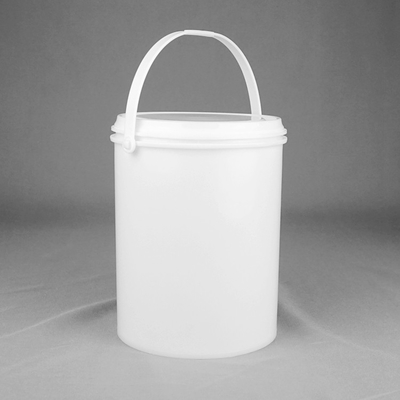 Diámetro de la categoría alimenticia el 16cm cubo de la pintura de 1 galón con el artículo de la tapa