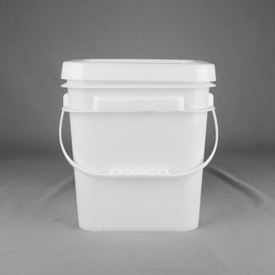cubo plástico del cuadrado 9L