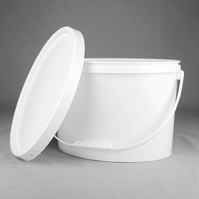 Categoría alimenticia oval de la forma PP 10L Pail Excellent Seal Ability plástica