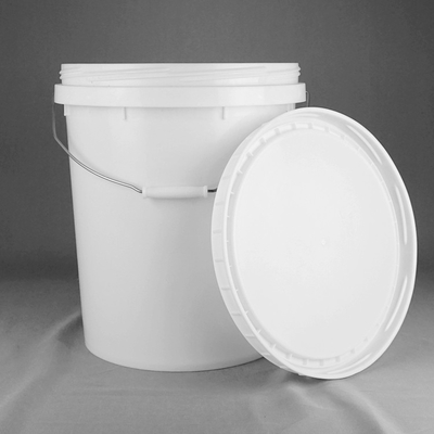 Cubo 30L del envase de plástico de la pintura de látex con la tapa y la manija