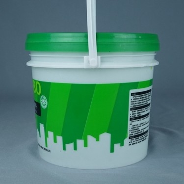 Diverso litro de la talla 5 de la pintura del cubo del almacenamiento plástico vacío de la pintura