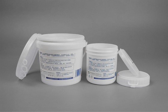 pintura plástica Pail White Color del cubo plástico de la categoría alimenticia de 33oz 1L