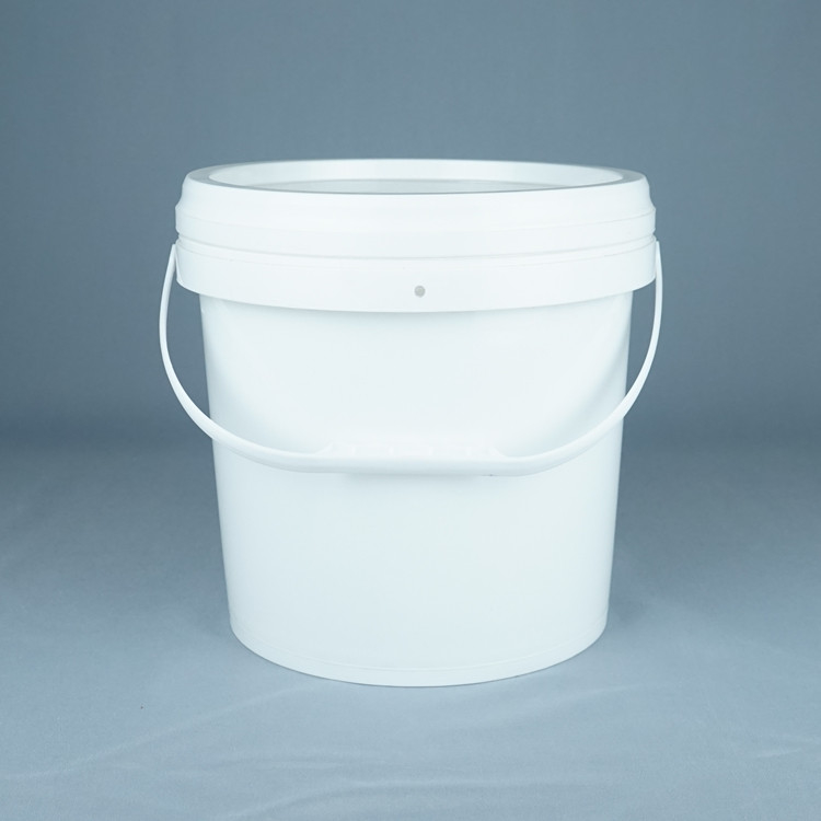Impresión de precisión personalizada Cubo de plástico para almacenamiento de alimentos con transferencia térmica IML / impresión en pantalla