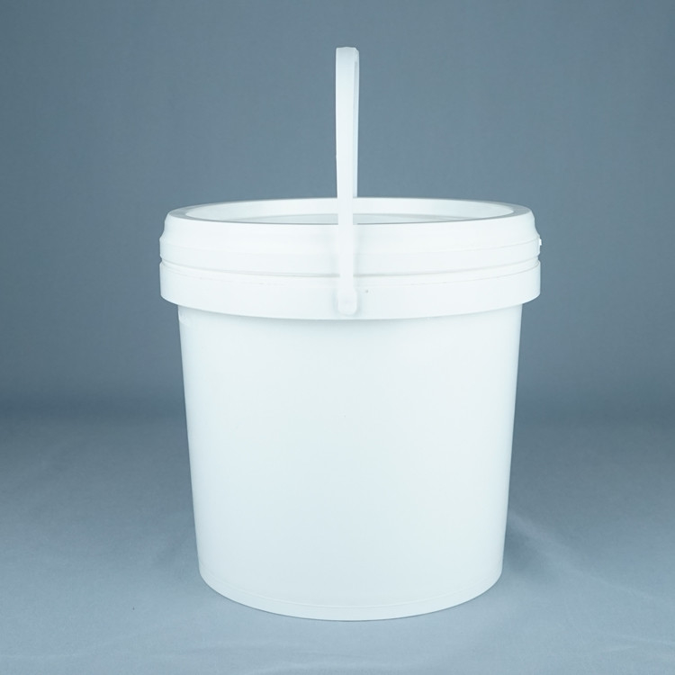 Impresión de precisión personalizada Cubo de plástico para almacenamiento de alimentos con transferencia térmica IML / impresión en pantalla
