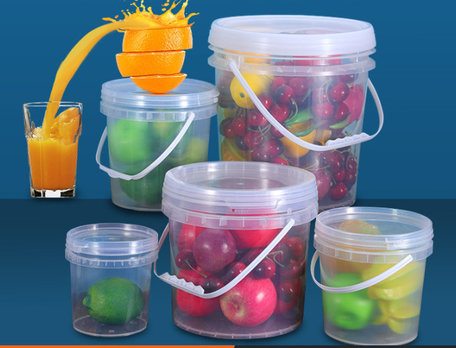 Cubo plástico de la comida de PP/HDPE con la impresión de IML o de la impresión termal de la transferencia o de la pantalla