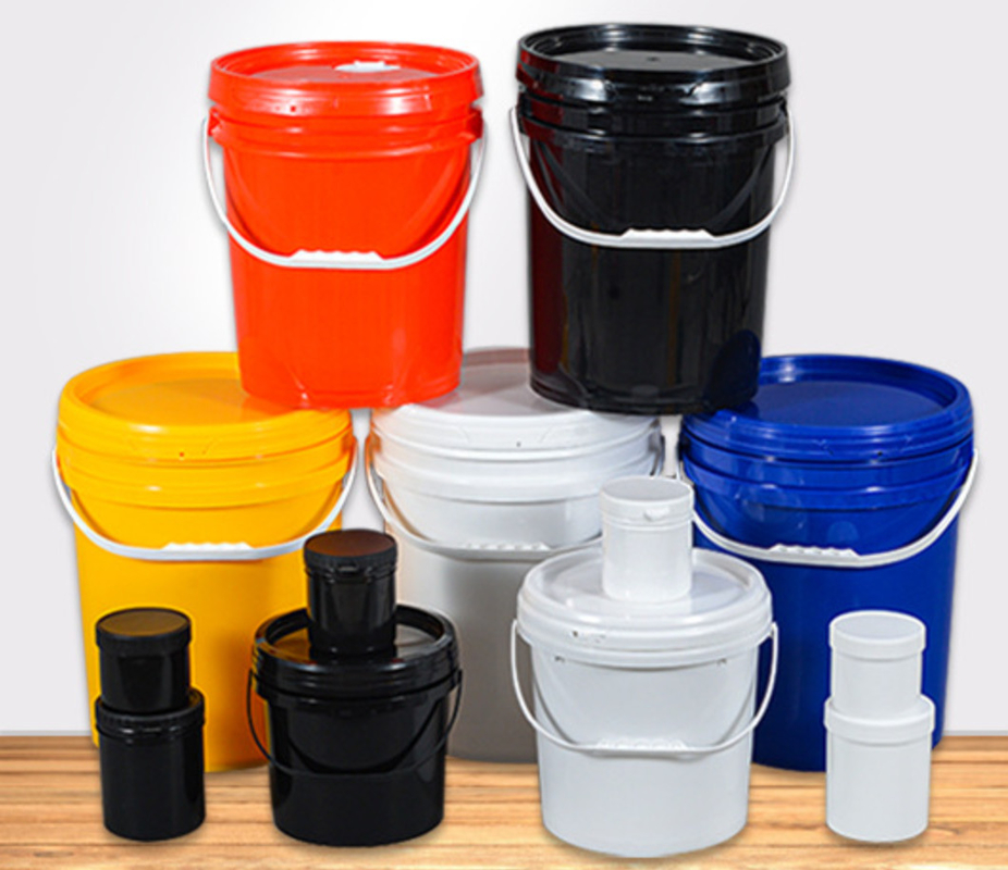 Cubo de plástico eficiente para almacenamiento de alimentos con embalaje de bolsas de PE tejidas