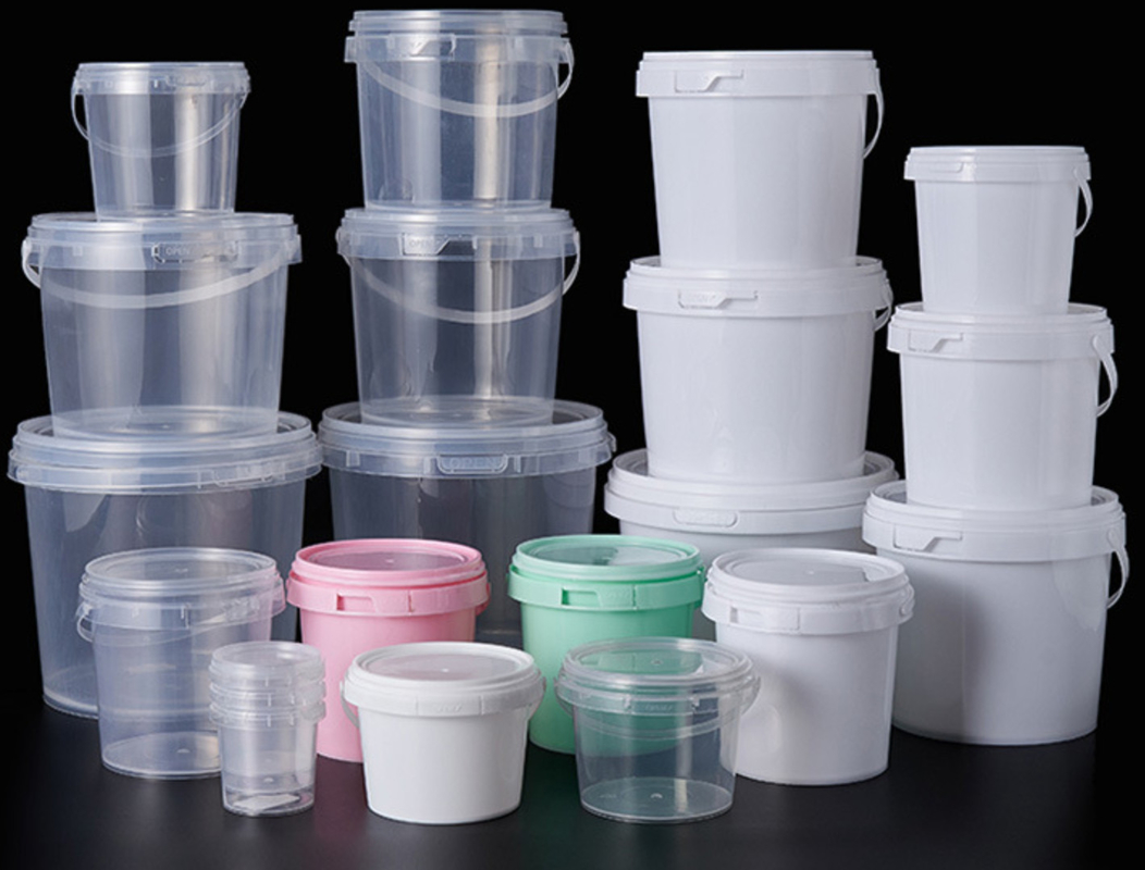 Almacenamiento de alimentos Cubo de plástico para alimentos con certificación CAS/FDA/SGS/ISO9001 Capacidad 0,2L-20L