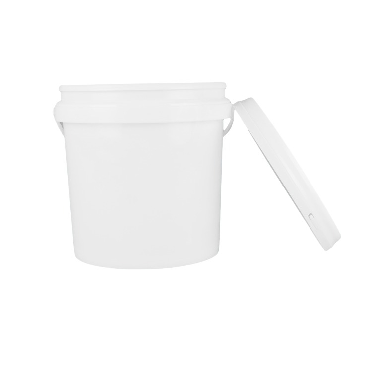 Cubo blanco de grado alimenticio, libre de BPA y duradero para soluciones de almacenamiento de alimentos a largo plazo