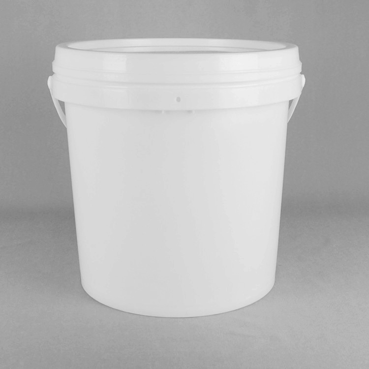 Almacenamiento de lubricantes industriales blancos de uso pesado 20L Capacidad PP/HDPE Cubo con característica