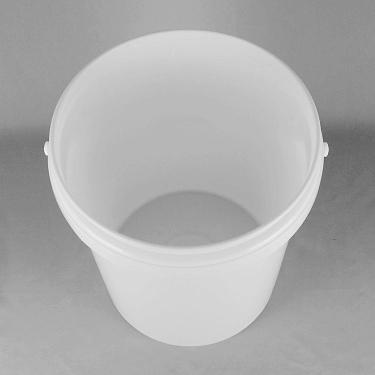 Tanque redondo de retención de productos químicos con mango blanco o de color personalizado IML/transferencia térmica/impresión en pantalla