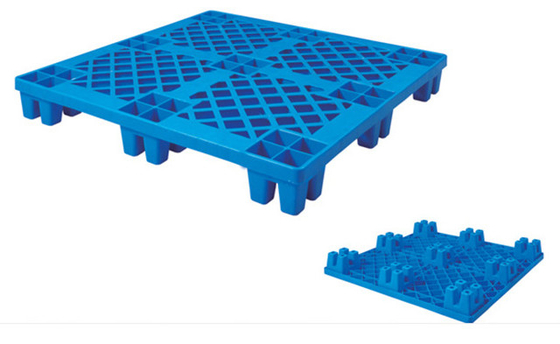 Lados dobles reversibles de la plataforma plástica apilable grande del HDPE euro resistente