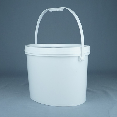 Cubo de plástico de forma ovalada con método de pago T / T y material ecológico