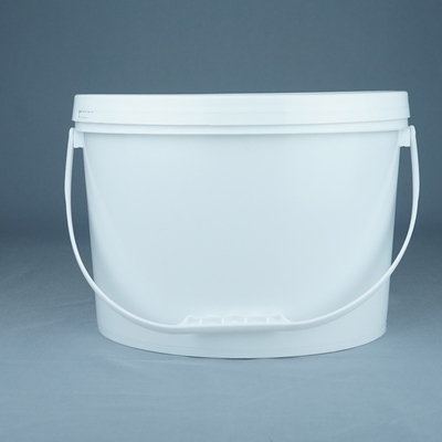 Cubo de plástico de forma ovalada con método de pago T / T y material ecológico