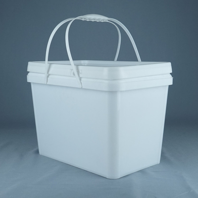 cubo plástico del cuadrado 20kg modificado para requisitos particulares para la pintura de piedra anti