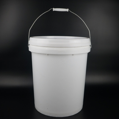 tambor plástico de la pintura impermeable 25kg con la tapa y la manija