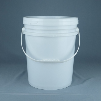 peso ligero reciclable del tambor plástico de la ronda 18kg para la pintura de látex