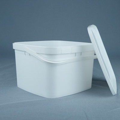 categoría alimenticia plástica de empaquetado del cubo del cuadrado del helado 3kg