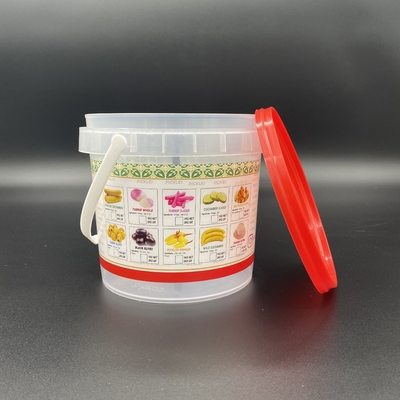 Cubos plásticos de la categoría alimenticia de la ronda amistosa de Eco pequeños para los bocados y las nueces