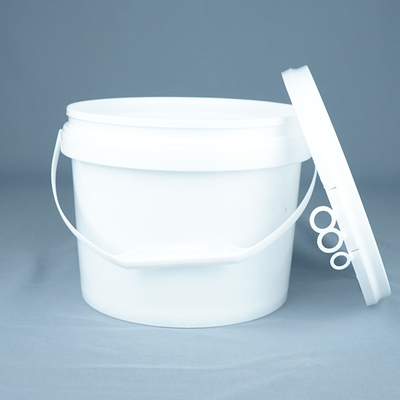 Cubo de plástico transparente con impresión IML Forma de cubo duradero T/T aceptado