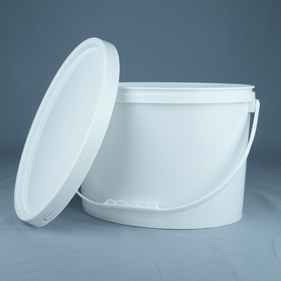 Material PP / HDPE Cubo de plástico oval con impresión IML o impresión en pantalla