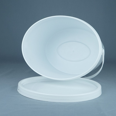 Material PP / HDPE Cubo de plástico oval con impresión IML o impresión en pantalla