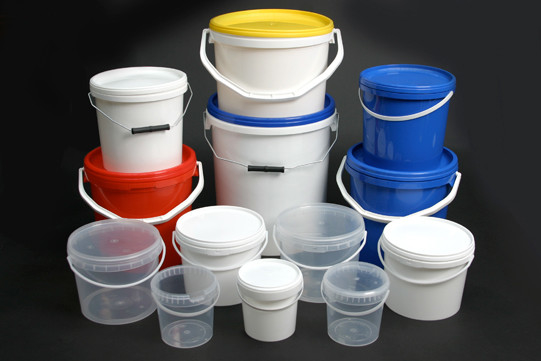 Capacidad plástica de los depósitos de aceite del cubo redondo diversa