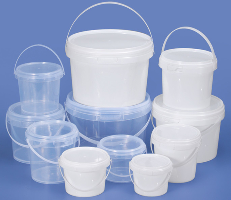 Logo Clear Plastic Bucket modificado para requisitos particulares para la comida