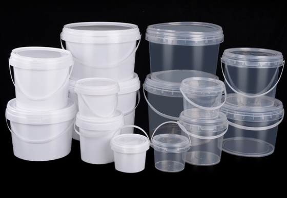 Empaquetado tejido capacidad plástica transparente adaptable del bolso del bolso PE del cubo