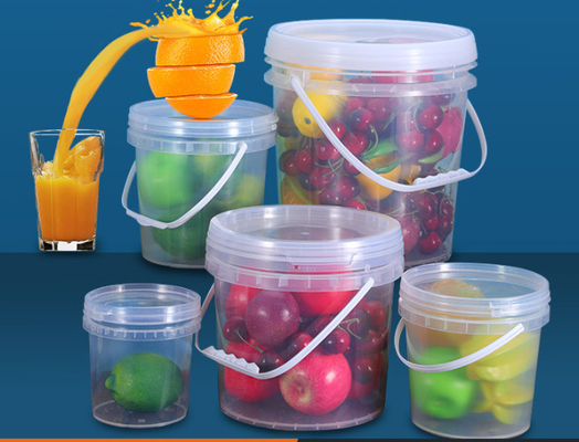 Cubo plástico de la comida de PP/HDPE con la impresión de IML o de la impresión termal de la transferencia o de la pantalla
