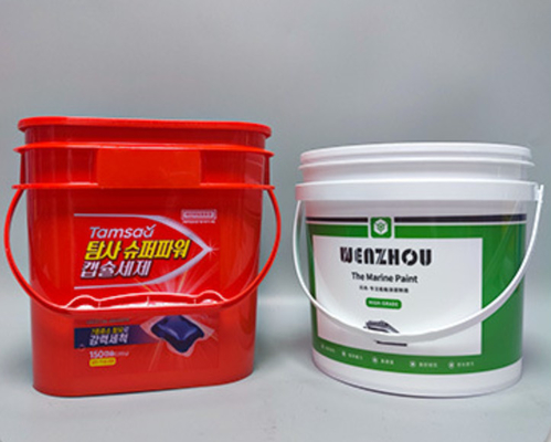 Cubo de pintura de plástico a prueba de fugas con tapa para pintura profesional