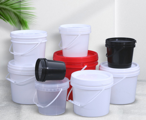 Cubo de plástico para alimentos con mango de 0,2L a 20L