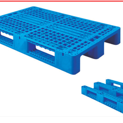 Paleta de plástico apilable de estilo de nueve pies resistente a la corrosión reutilizable