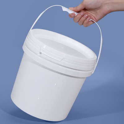 Cubo práctico de plástico para almacenamiento / cubo de grado alimenticio con mango