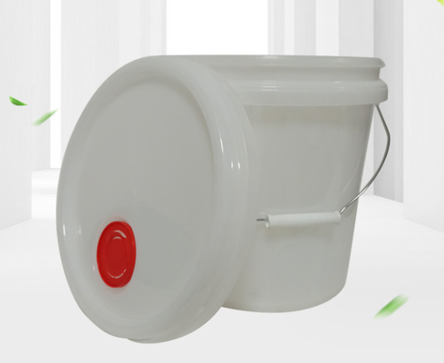 Material de PP/HDPE Cubo químico con tapa e impresión por transferencia térmica
