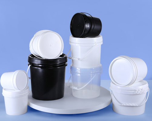 Contenedor de plástico redondo con tapa de sello para almacenar objetos pequeños