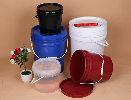 Embalaje de bolsas de tejido PE incluido para cubos de plástico con tapa disponible