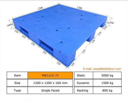 Paleta de capas de plástico versátil para una distribución eficaz de productos
