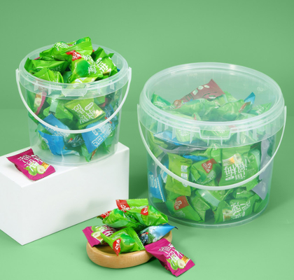 Material de PP/HDPE de alto rendimiento de grado alimenticio cubo con mango
