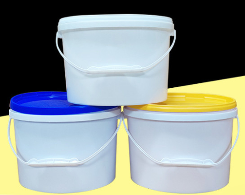 Cubo de plástico de forma ovalada con método de pago T / T y material ecológico